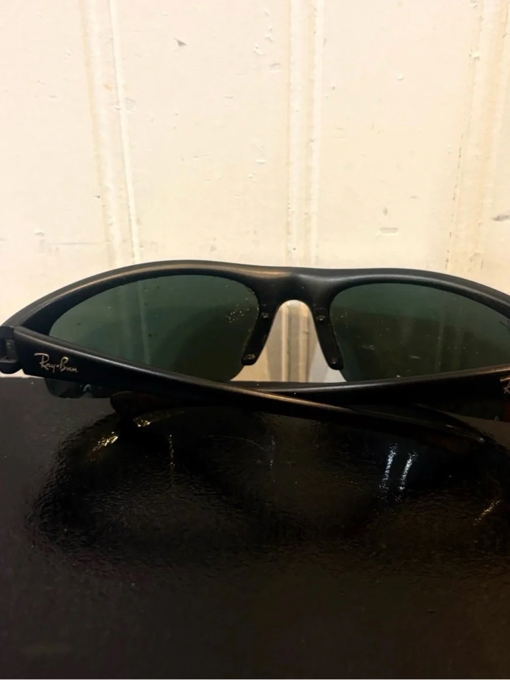 Vintage RAY BAN RB 4039 601/71 Acetate Sport Wrap Sunglasses Italy poor